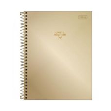 Caderno Espiral Capa Dura Colegial 10x1 West Village Metalizado 160F - Tilibra - Capas Sortidas
