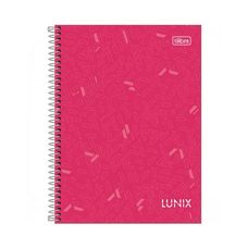 Caderno Espiral Capa Dura Colegial 1x1 Lunix 80F - Tilibra - Capas Sortidas