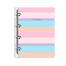 CADERNO ESC C/FUROS 80F CRISTALES