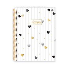 CADERNO COLEGIAL C/D B/A 1X1 80F HAPPEN