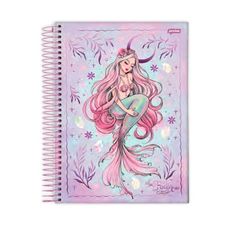 Caderno Espiral Colegial Capa Dura 10x1 La Fadine 160F - Jandaia - Capas Sortidas