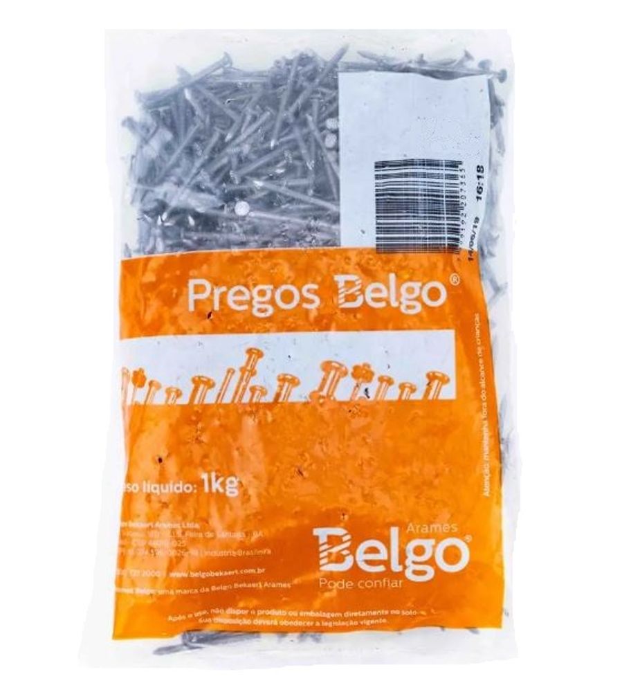 Prego aço carbono 1.1/2x13 1kg
