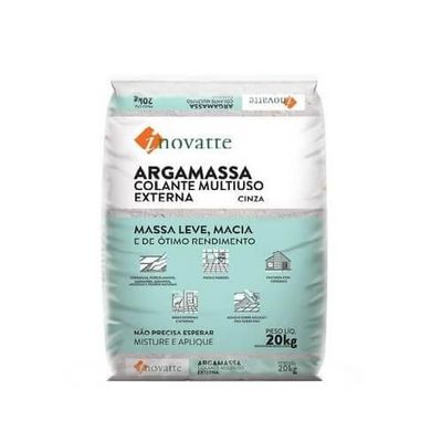 Argamassa Multiuso 20kg Cinza Inovatte