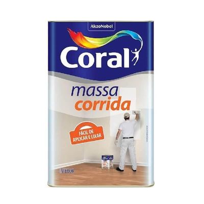 Massa Corrida 25kg Coral