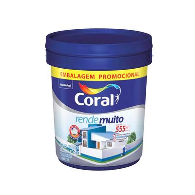Tinta Acrílica Rende Muito Branco Fosco 20L Coral
