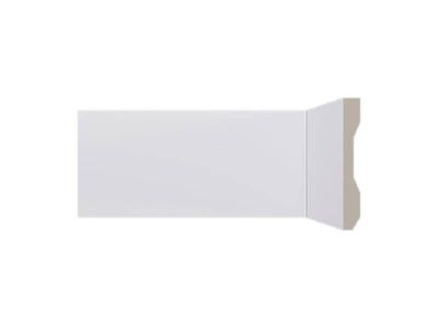 Rodapé LEV 101 Poliestireno Branco Santa Luzia 10cm x 2,40mt