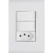 2 Interruptor + Tomada Simples..