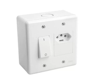 Caixa Fame P/Ar Condicionado Interruptor C/Tomada Bipolar Simples 20A 2213