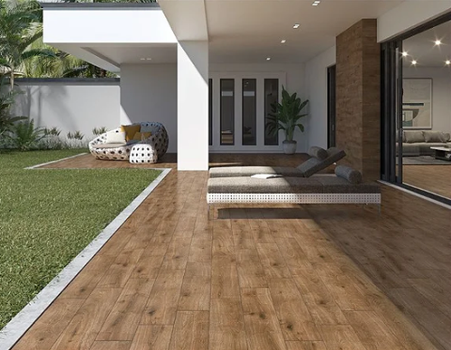 Porcelanato Helena 2.19m² 20x121 Teca Imbuia Rustico 200031