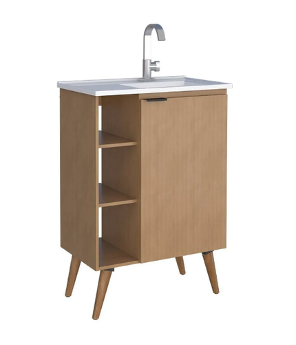 Toucador Cozimax Madeira Hortênsia Jequitiba C/Pés 60