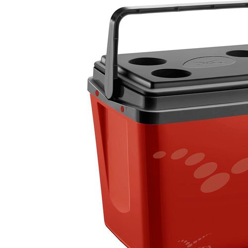 popo Caixa Termica Invicta Pop Vermelho Velvet 34lt